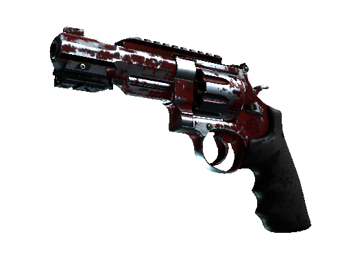 ::Items : R8 Revolver | Crimson Web (Battle-Scarred)