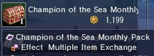 Uncharted Waters Online::Items : Champion of the Sea Monthly Pack