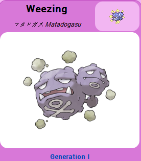 ::Items : Weezing-NO.110