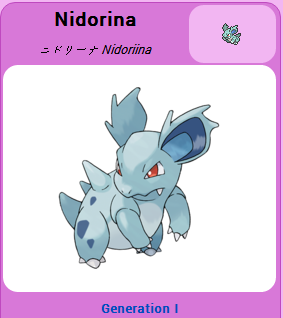 Pokémon GO::Items : Nidorina-NO.030