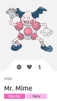 Pokémon GO::Items : Mr. Mime-NO.122 - IV 90%+