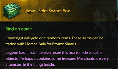 ::Items : Jigsaw Spirit Shaper Box*100