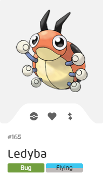 Pokémon GO::Items : Ledyba-NO.165= 4 Abra CANDY