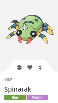 Pokémon GO::Items : Spinarak-NO.167= 4 Abra CANDY