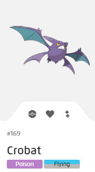 Pokémon GO::Items : Crobat-NO.169