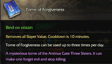 Revelation Online::Items : Tome of Forgiveness