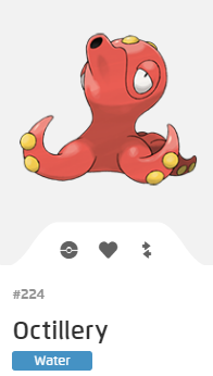 Pokémon GO::Items : Octillery-NO.224
