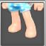 Maple Story 2::Items : Skin tone 5 barefoot