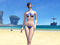 FFXIV::Items : Women's Blue Summer Set