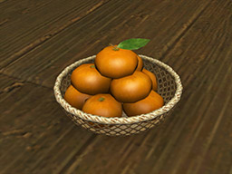 FFXIV::Items : Jumbo Oriental Orange Basket