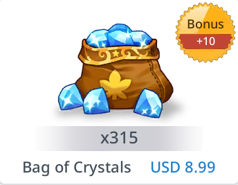 MapleStory M ::Items : Bag of Crystals 315