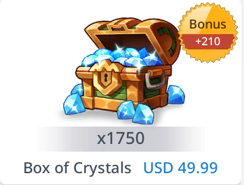 MapleStory M ::Items : Box of Crystals 1750