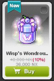 Maple Story::Items : Wiisp's Wondrous Wonderberry x10 Package