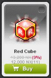 Maple Story::Items : Red Cube