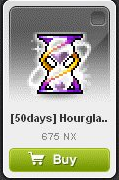 Maple Story::Items : 50days Hour glass*10