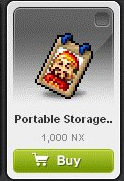Maple Story::Items : Portable Storage (3-day)*5