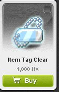 Maple Story::Items : Item Tag Clear*5