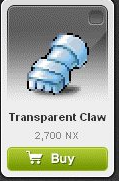 Maple Story::Items : Transparent Claw