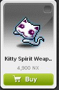 Maple Story::Items : Kitty Spirit Weapon