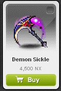 Maple Story::Items : Demon Sickle