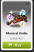Maple Story::Items : Musical Violin
