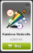 Maple Story::Items : Rainbow Umbrella
