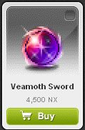 Maple Story::Items : Veamoth Sword
