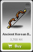 Maple Story::Items : Ancient Korean Bow