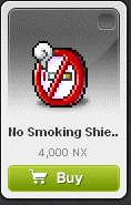 Maple Story::Items : No Smoking Shield