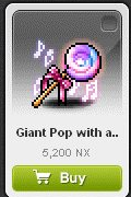 Maple Story::Items : Giant Pop with a Swirl