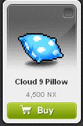 Maple Story::Items : Cloud 9 Pillow