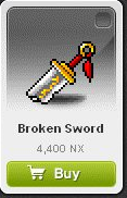 Maple Story::Items : Broken Sword