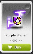 Maple Story::Items : Purple Shiner