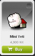 Maple Story::Items : Mini Yeti
