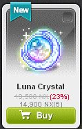 Maple Story::Items : Luna Crystal*5