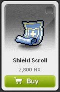 Maple Story::Items : Shield Scroll*2