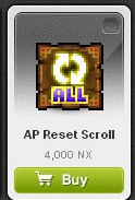 Maple Story::Items : AP Reset Scroll