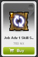 Maple Story::Items : Job Adv 1 Skill SP Reset Scroll*10