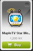 Maple Story::Items : Maple TV Star Messenger*5