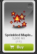Maple Story::Items : Sprinkled Maple Leaves