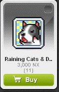 Maple Story::Items : Raining Cats & Gogs