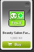 Maple Story::Items : Beauty Salon Face Slot Coupon*5