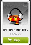 Maple Story::Items : Penguin Earmuff Set