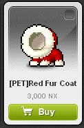 Maple Story::Items : Red Fur Coat