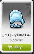 Maple Story::Items : Sky Blue Lace Cap