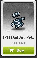 Maple Story::Items : Jail Bird Pet Costume