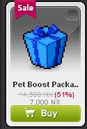 Maple Story::Items : Pet Boost Package