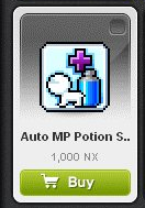 Maple Story::Items : Auto MP Potion Skill*5