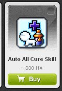 Maple Story::Items : Auto All Cure Skill*5