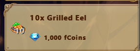 Flyff Universe::Items : 10x Grilled Eel*2